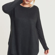 Load image into Gallery viewer, black flow top