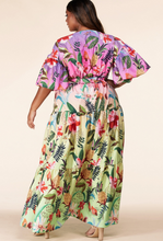 Load image into Gallery viewer, FLORAL PINEAPPLE DRESS