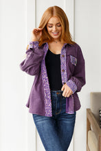 Load image into Gallery viewer, CHAOS OF SEQUINS SHACKET IN PURPLE
