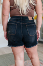 Load image into Gallery viewer, EMBER HIGH RISE CONTROL TOP FRAY HEM SHORTS
