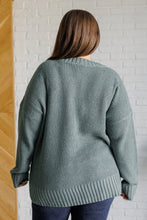 Load image into Gallery viewer, LAKESIDE VIEW DROP SHOULDER SWEATER IN SAGE
