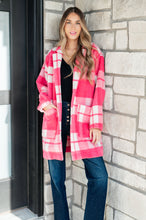 Load image into Gallery viewer, PASSION IN PLAID COAT IN PINK
