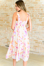 Load image into Gallery viewer, PASTEL PETAL FLORAL MIDI DRESS
