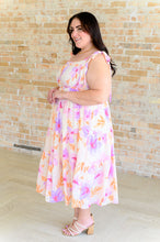 Load image into Gallery viewer, PASTEL PETAL FLORAL MIDI DRESS
