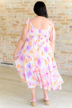 Load image into Gallery viewer, PASTEL PETAL FLORAL MIDI DRESS
