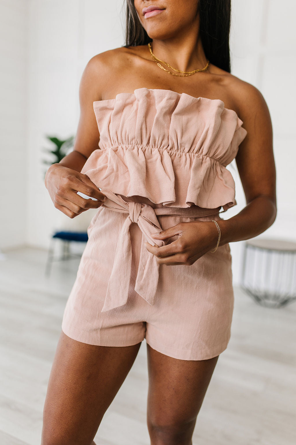 PINK SKIES ROMPER