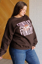 Load image into Gallery viewer, SUNDAY FUNDAY GRAPHIC SWEATSHIRT
