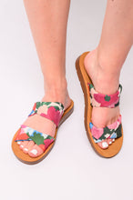 Load image into Gallery viewer, WITH A TWIST SANDAL IN FLOWERS
