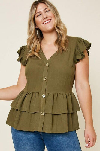 OLIVIA IN RUFFLES TOP