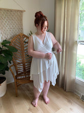 Load image into Gallery viewer, sexy white plus size dress
