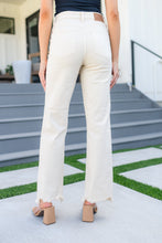 Load image into Gallery viewer, ALICE HIGH RISE OVER DYED 90&#39;S STRAIGHT LEG JEANS IN LIGHT KHAKI
