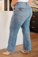 Load image into Gallery viewer, BREE HIGH RISE CONTROL TOP DISTRESSED STRAIGHT LEG JEANS
