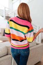 Load image into Gallery viewer, BRIGHT SIDE STRIPED SWEATER
