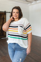 Load image into Gallery viewer, DERBY NIGHTS RETRO STRIPED TOP
