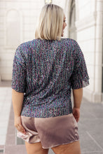 Load image into Gallery viewer, EVENING OF STARS SEQUIN TOP
