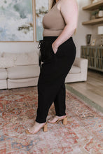 Load image into Gallery viewer, LOVE ME DEARLY HIGH WAISTED PANTS IN BLACK
