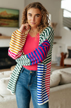 Load image into Gallery viewer, MARQUEE LIGHT STRIPED CARDIGAN

