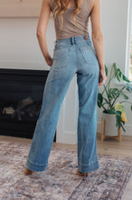 Load image into Gallery viewer, MINDY MID RISE WIDE LEG JEANS
