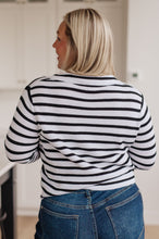 Load image into Gallery viewer, SELF IMPROVEMENT V-NECK STRIPED SWEATER
