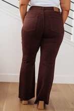 Load image into Gallery viewer, SIENNA HIGH RISE CONTROL TOP FLARE JEANS IN ESPRESSO
