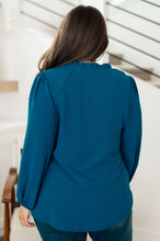 Load image into Gallery viewer, WE BELIEVE KEYHOLE TIE DETAIL BLOUSE
