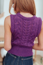 Load image into Gallery viewer, WHAT&#39;S ON YOUR MID CABLE KNIT VEST
