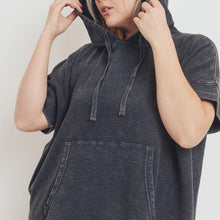 Load image into Gallery viewer, plus size women&#39;s grey streetwear hoodie
