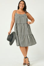 Load image into Gallery viewer, SWEET GINGHAM MIDI DRESS
